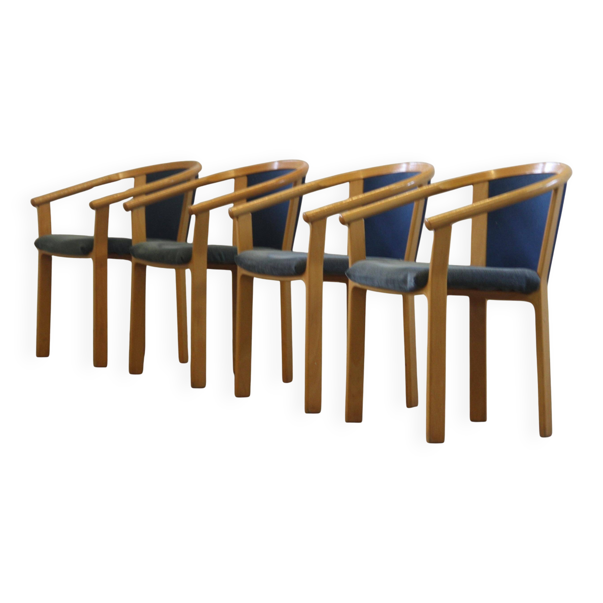 Beech Wood Dining Chairs by Rud Thygesen & Johnny Sørensen for Magnus Olese