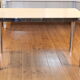 Table from the 70's formica in white and stainless steel