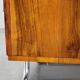 Restored Bauhaus chrome and walnut nightstand, Czechoslovakia 1940s