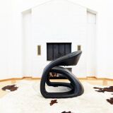 Chaise longue sculpturale 80s