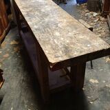 Solid beech carpentry workbench