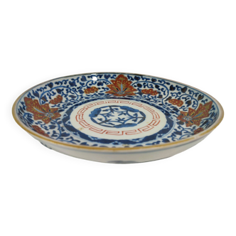 Assiette en Porcelaine Imari / 18-19ème Chine Qing / Chinoise