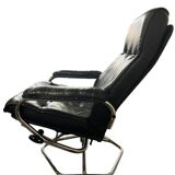 Vintage Danish leather lounge chair / armchair / single chair UNICO