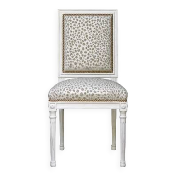 Paire de chaises style Louis XVI - Fabrication Moissonnier