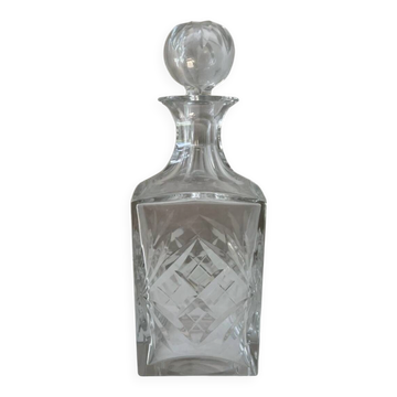 Beautiful Saint Louis Chantilly crystal whisky decanter