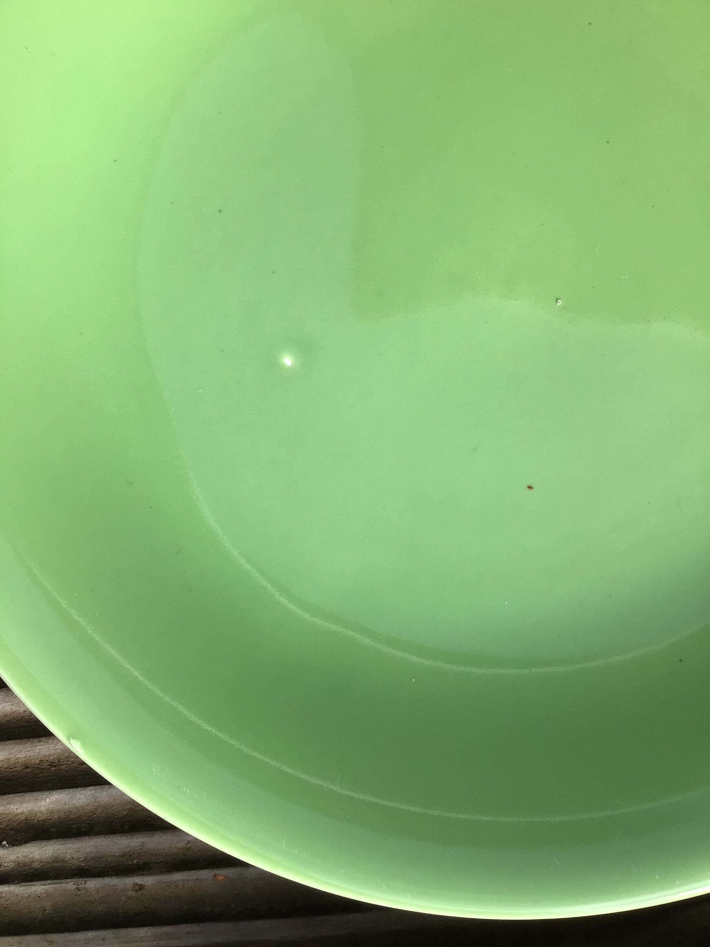 Set of 9 Salins dessert plates with multicolored earthenware cake dish