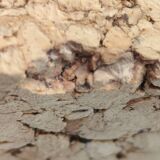 Vintage Modernist Table Lamp Base – Cork and Chrome Design — 1970s