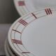 Set of 6 dessert plates