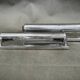 Pair of Bauhaus Chrome Wall Lights by Napako, Czechoslovakia, 1940s