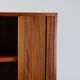 Danish high cabinet in teak with tambour doors Denmark 1960