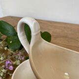 Creil and Montereau porcelain sauce boat