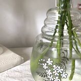 Vase, old flowered carafe
