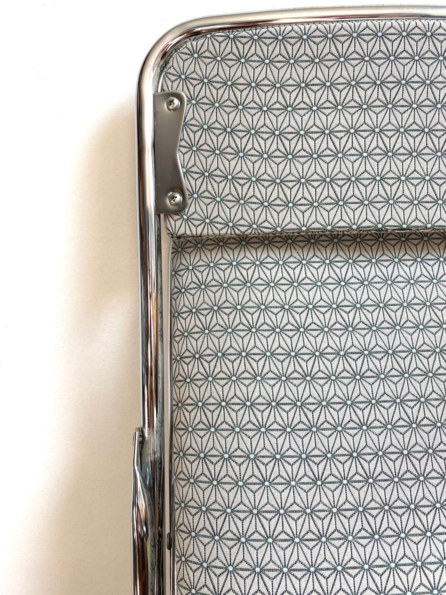 Folding chair - Saki - 70s - upcycled