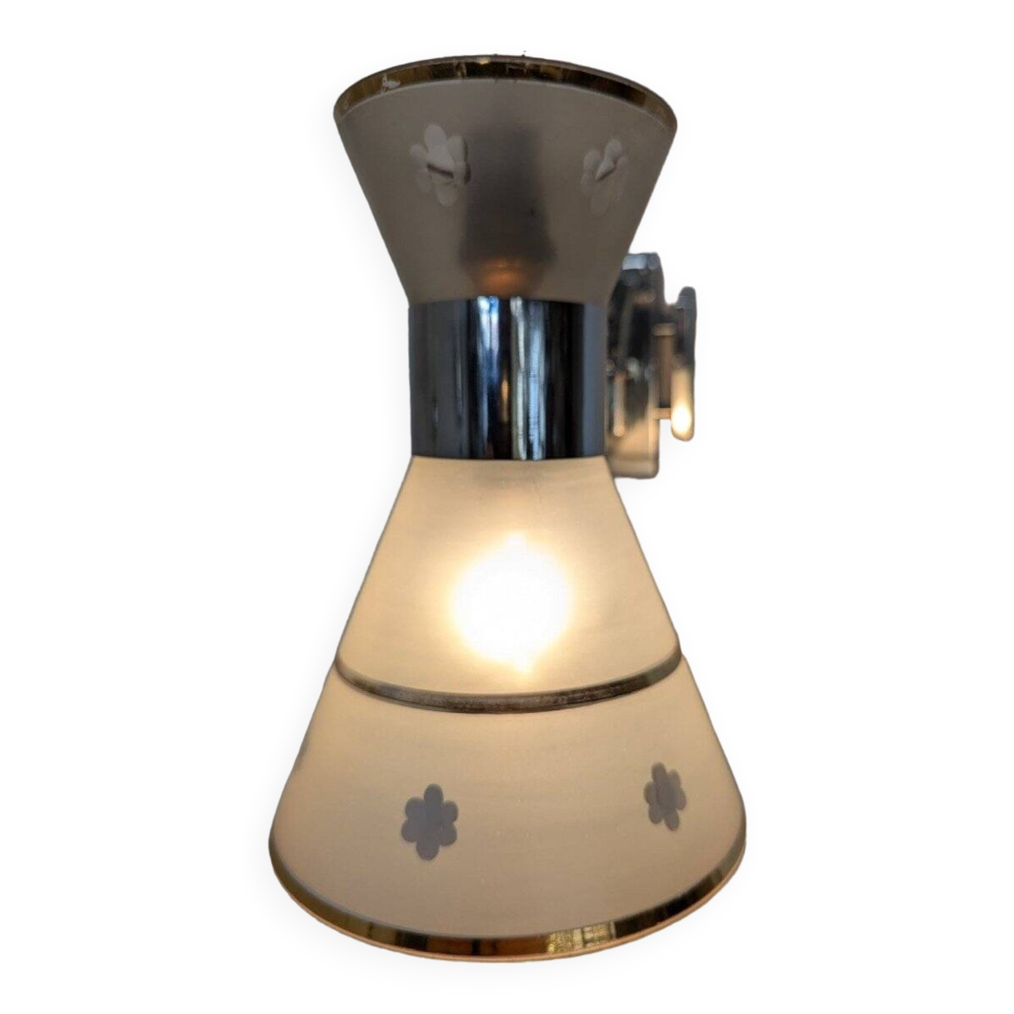 Rare Art Deco Wall Lamp 1930 Diabolo