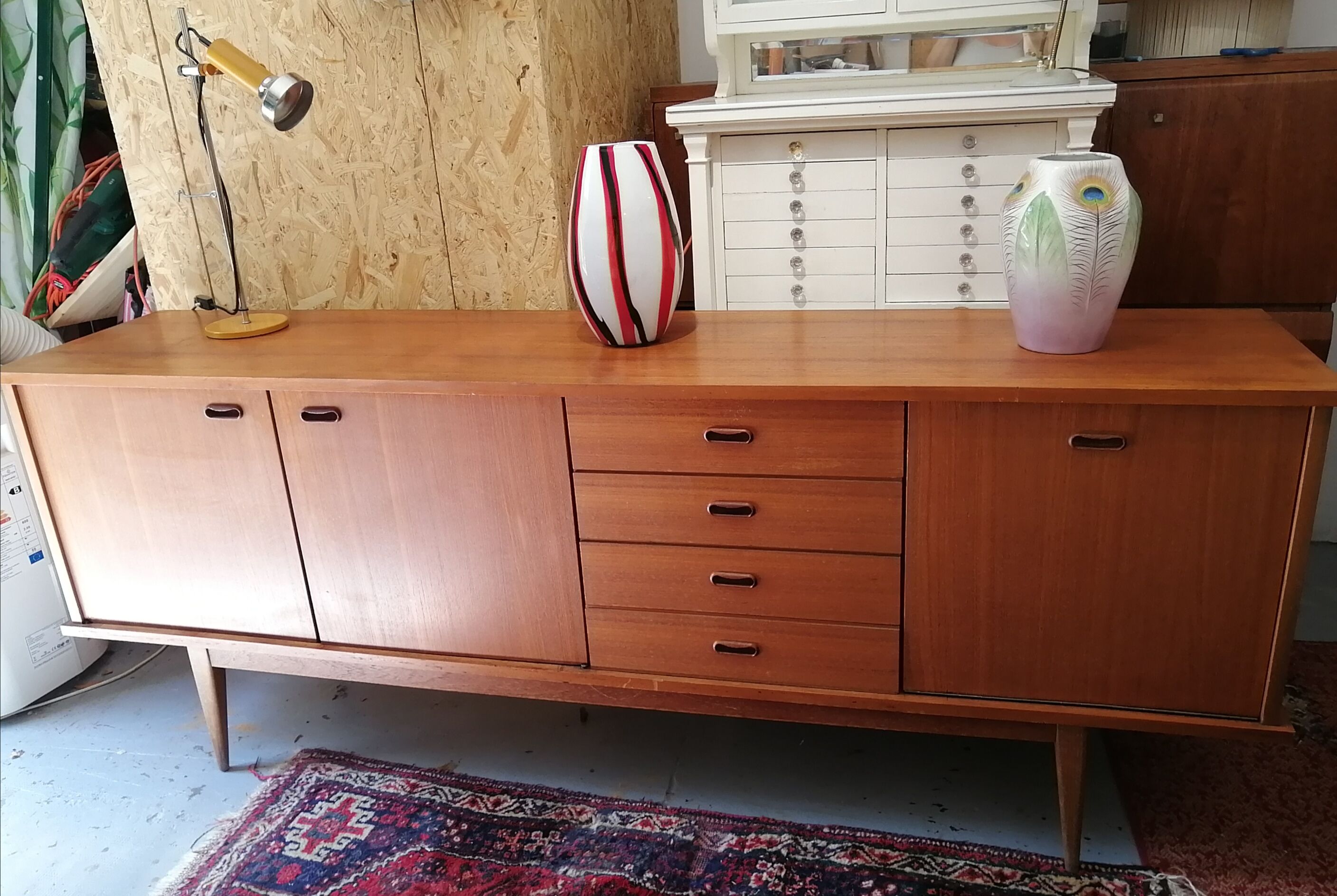 Enfilade scandinave teck années 60