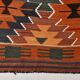 5x11 Multicolor Geometric Style Kilim Rug, Hanmade Wool Area Rug, 162x342Cm