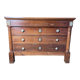 Plum chest of drawers Empire era restored