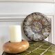 Vintage round candle holder