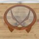 Round Astro Coffee Table in Teak by Victor Wilkins for G-Plan, United Knigdom, 1960s
