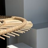 Suspension rattan saucer iron frame D:120 H:60