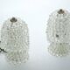 Rare Pair of Ercole Barovier Rostrato table lamps. Italy 1940s