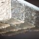 Large Vintage J.T. Kalmar Glass Flush Mount - 1960s Austrian Ceiling Light