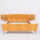 1950’s Mid-Century Italian Modern double bed frame from Vittorio Dassi