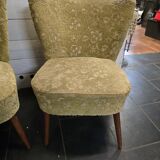 Pair of cocktail armchairs from the 60s