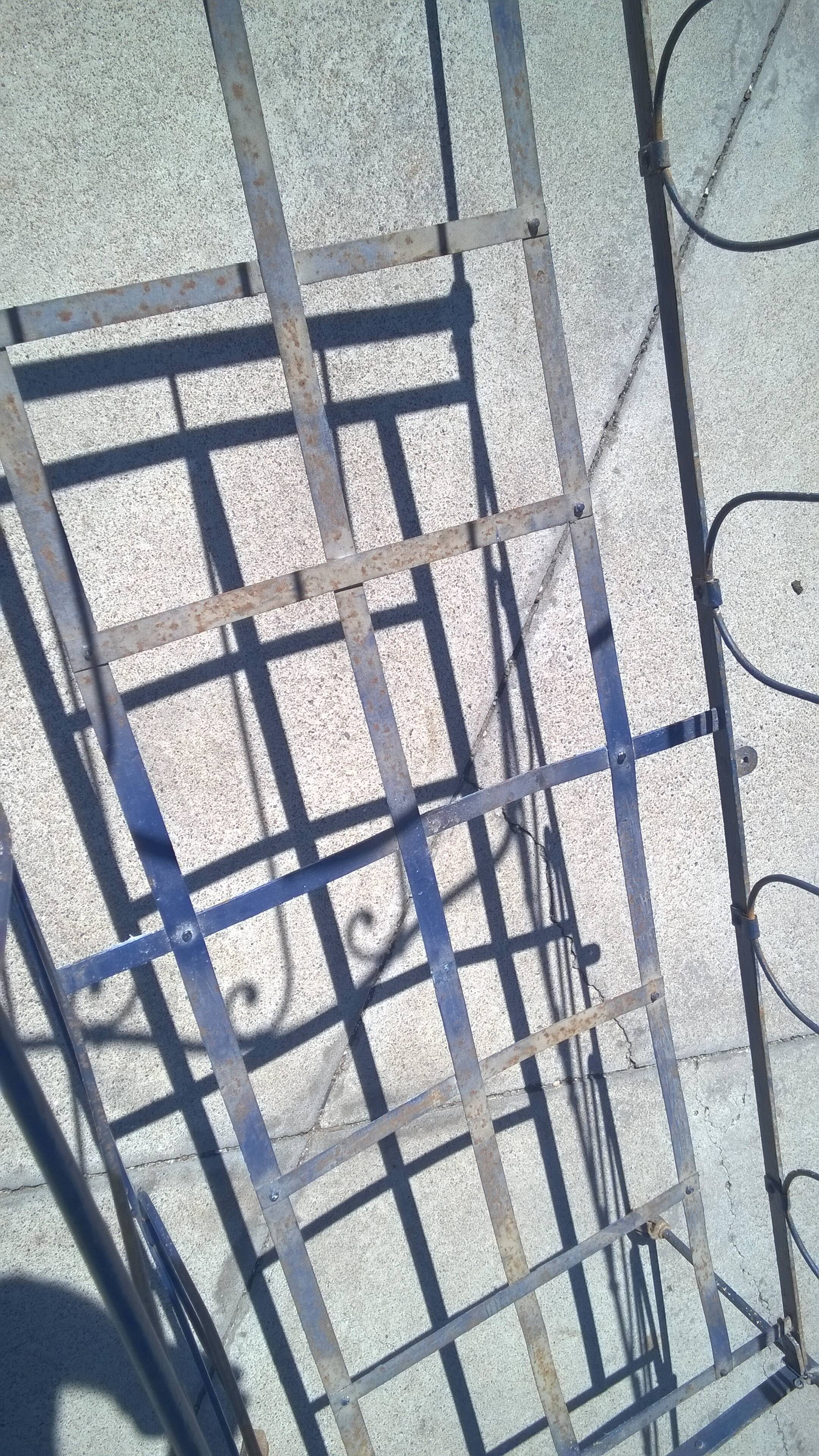 Napoleon III wrought iron folding bed