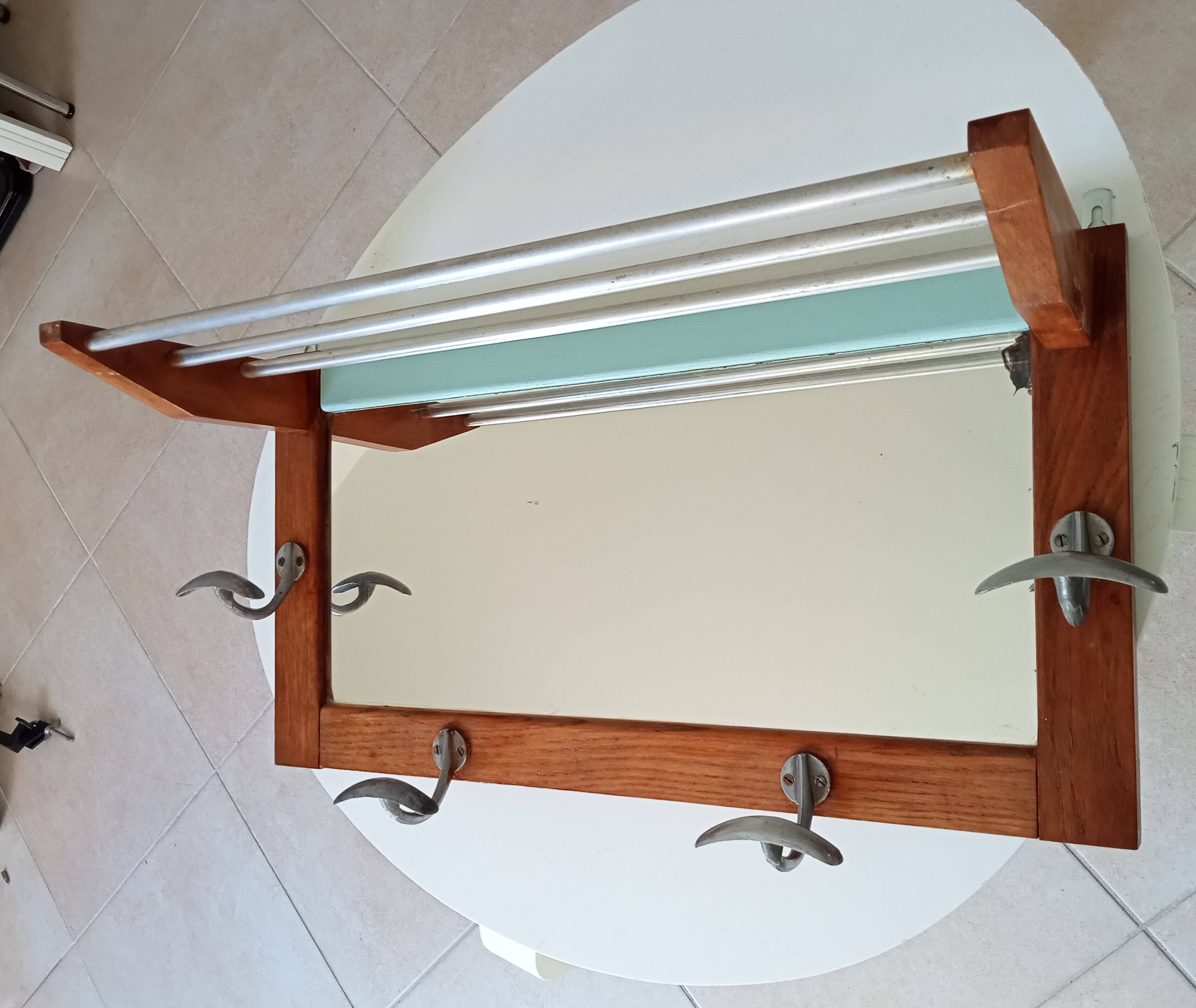 Vintage 50s wall coat rack