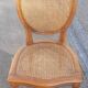 Set of 6 Louis XVI style medallion chairs