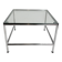 Table basse en verre carré 71 x 71 cm, années 1990