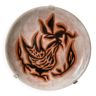 Decorative plate by Jean Lurçat, Vallauris