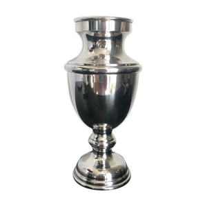 Vase métal argenté