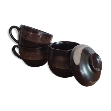 Coffee service with sugar bowl