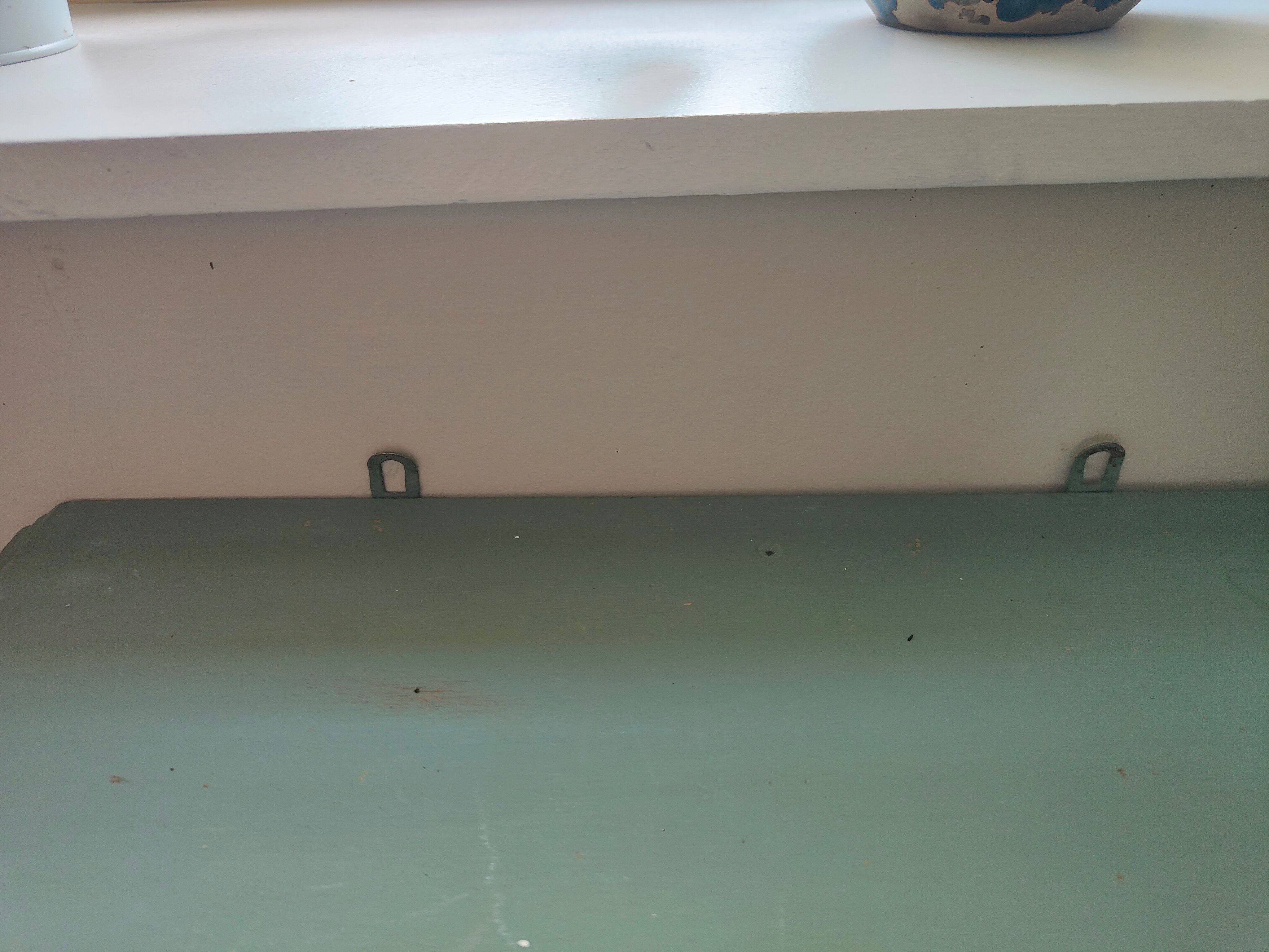 Antique wall shelf