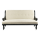 French sofa from the 19th century in Empire style with detailed armrests