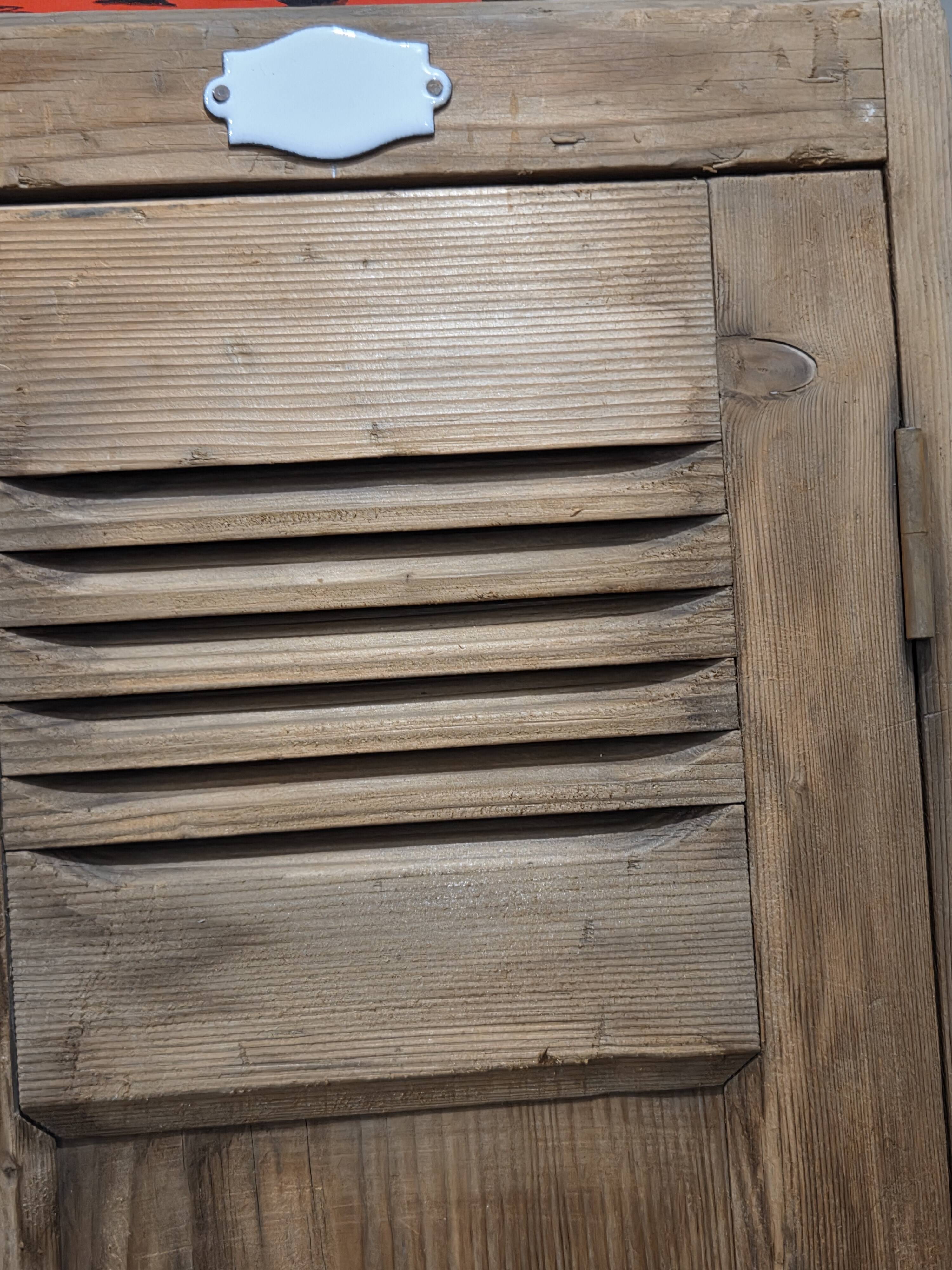 wooden changing room