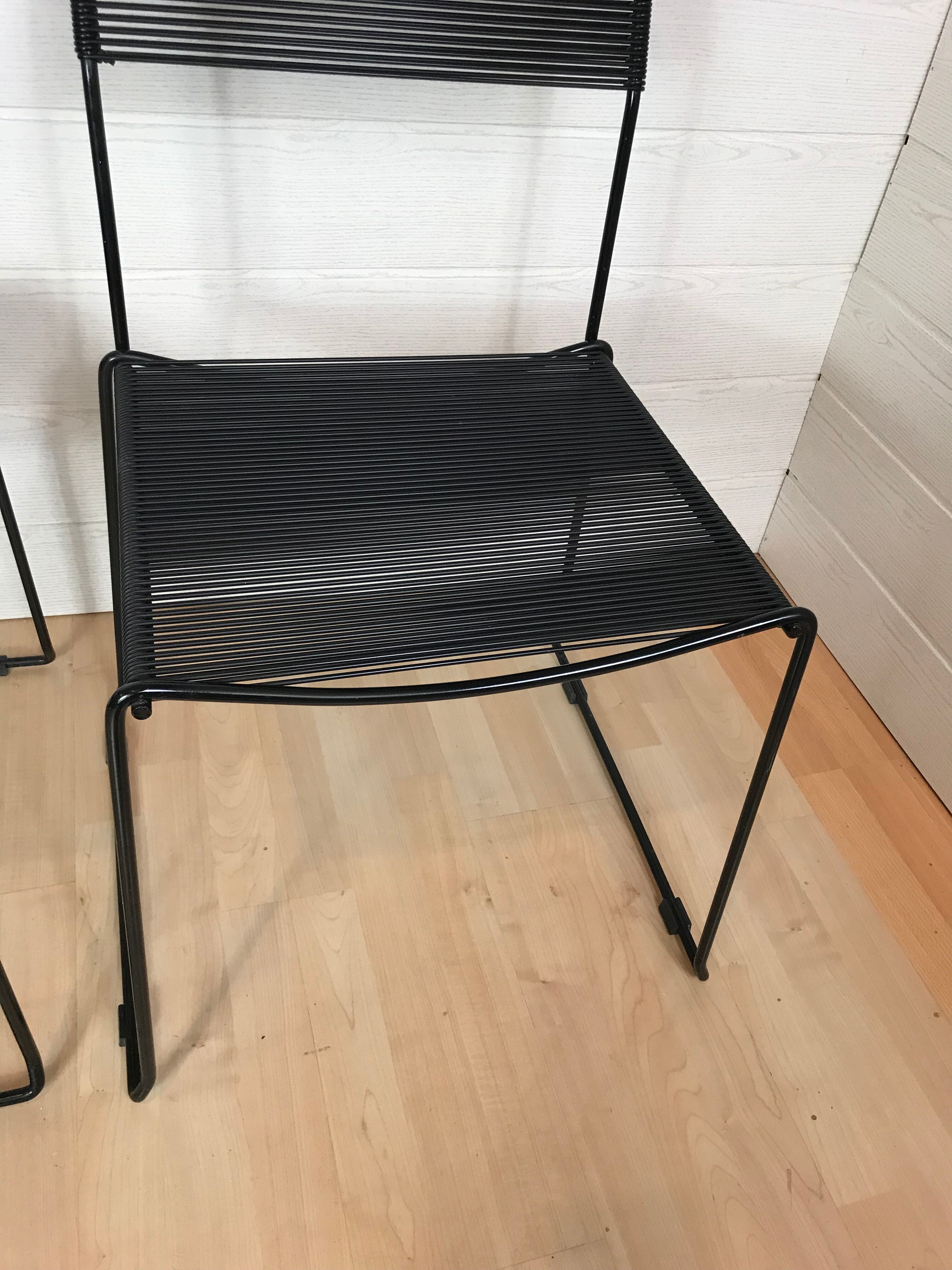 Pair of Chairs Spaghetti Giandomenico Belotti 1980