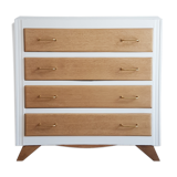 Commode vintage pieds compas