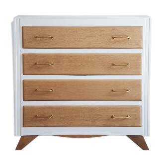 Commode vintage pieds compas