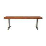 Extensible low table with metal feet 1960s