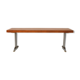 Extensible low table with metal feet 1960s