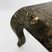 Maitland smith tessellated marble coffee table 1980s vintage usa rare emperador 1970s
