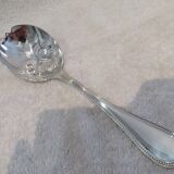 Christofle silver-plated ice cube serving spoon with pearl decoration