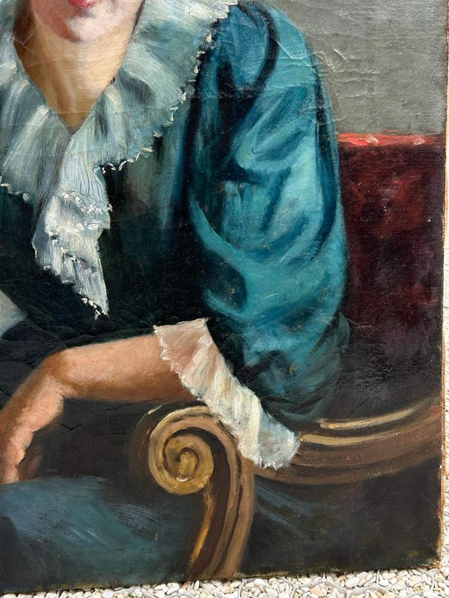 Portrait of a young woman circa 1890 - 1900