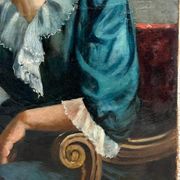 Portrait of a young woman circa 1890 - 1900