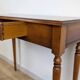Console in cherry wood with turned legs and drawer – classic charm