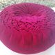 Coussin rond en velours