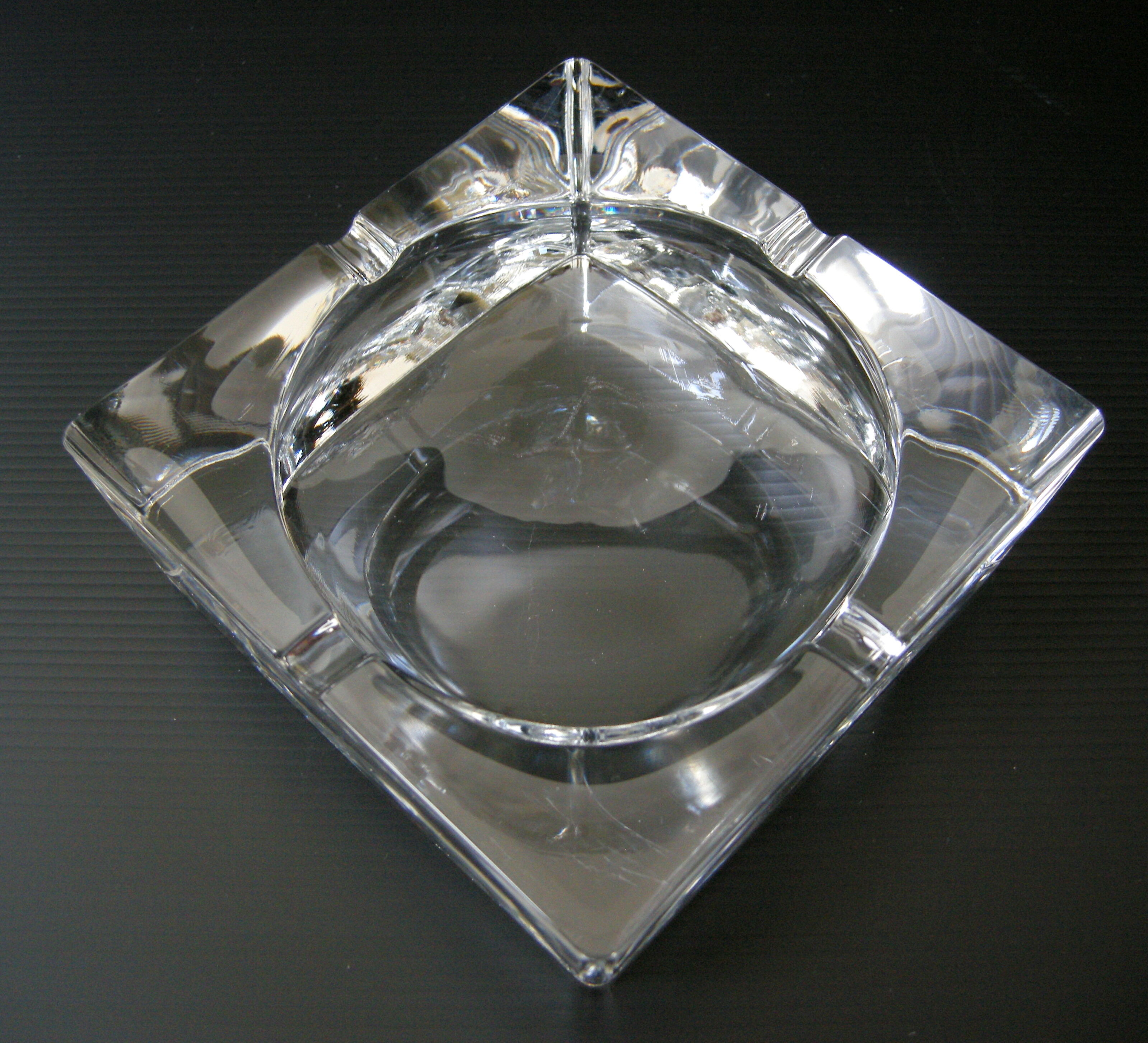 Cendrier verre vintage 1970